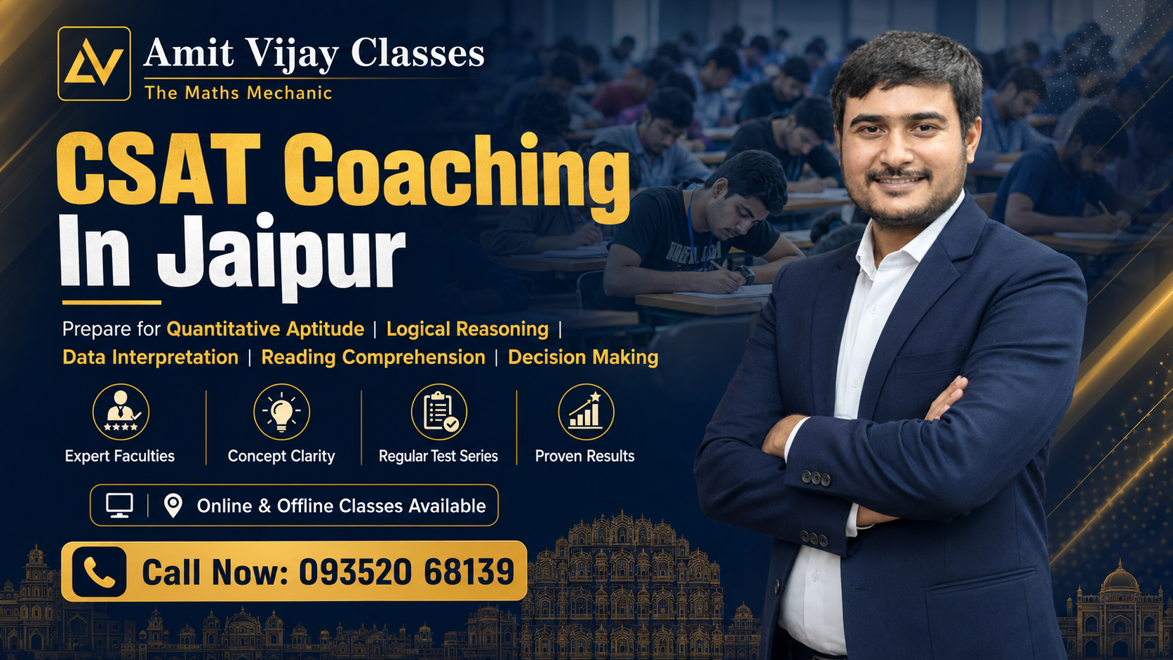 CSAT Coaching in Jaipur at Amit Vijay Classes